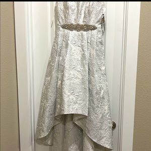 Gorgeous Silver dress, for a wedding or a party.